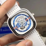 SEVEN星期五白色经典潮牌腕表