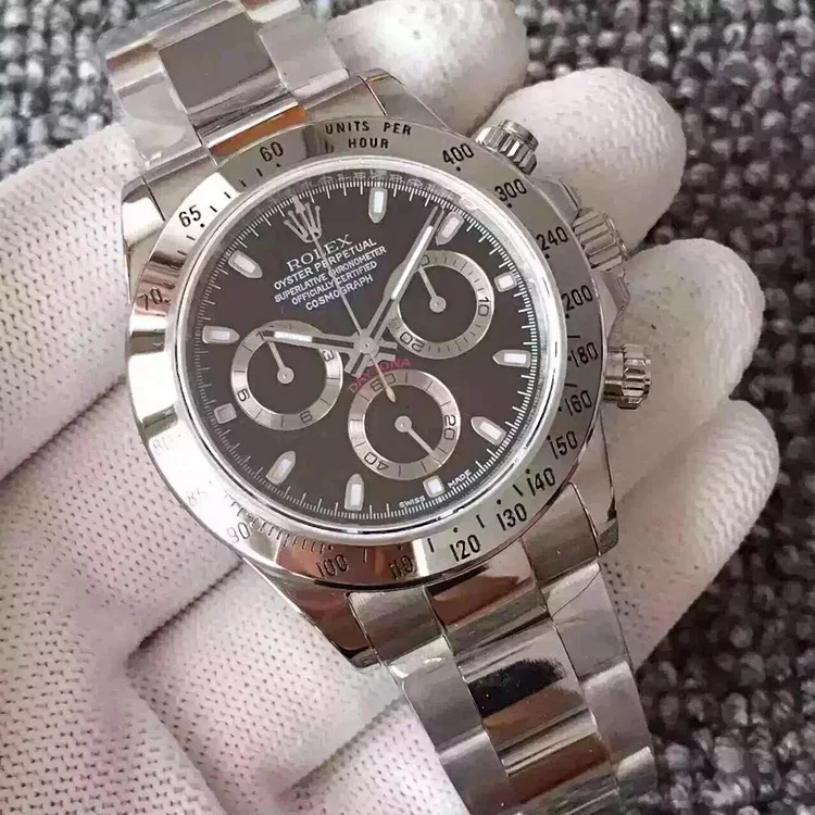 JF精品劳力士迪通拿系列市面最顶级版本的超级复刻搭载原版一致的6位小秒7750计时机芯[得意][得意]JF最高版本